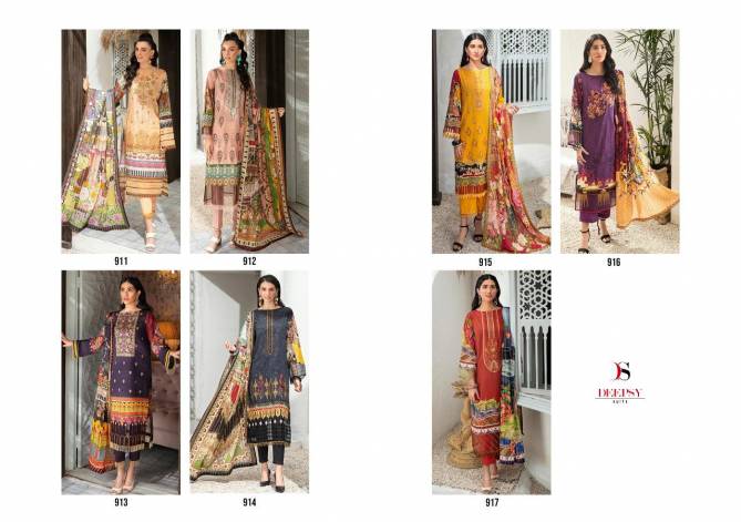 Deepsy Elan 13 Fancy Regular Wear Digital Printed Karachi Dress Materials Collection
